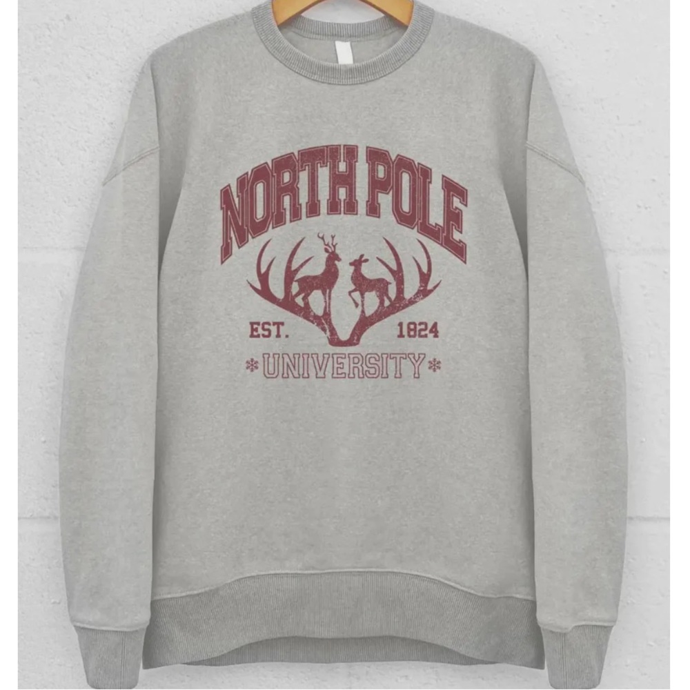 North Pole university crew pullover